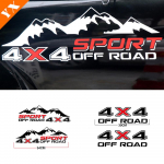Car Side Door Stickers Rear Door Side Sticker 4x4 Off Road Molding Trim garnish For Nissan Frontier Attack Accessories Type 3