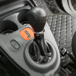 Car Gear Hand Brake Dust Cover Parking Brake PU Leather Protector Interior Decor For New Smart 453 fortwo forfour must