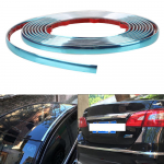 Isekleepuv k&uuml;ljeukse kroomliist Styling liistud Universaalne h&otilde;bedane Autostiil Autopeegli kaitserauakaitse 6mm x 3m