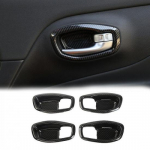 Interior Door Handle Bowl Cover Trim Decor For Jeep Renegade 2016+ Carbon fiber