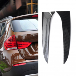 Tagumised k&uuml;lgmised tiivad huulekatuse spoileri katte kleebised BMW E84 X1 2009-2015 autotarviku jaoks Bright Black