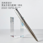 Dukang 2000 Seeria Terasest Kolbiga Tintis&uuml;steemiga T&auml;itesulepea EF Otsik 0.5mm Harjatud Roostevabast Terasest Sile Kirjutamine &Auml;rikingitus Pliiats EF-0.5mm h&otilde;be