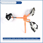 1 komplekt Veekindel P&auml;ikeseenergial t&ouml;&ouml;tav Lindude Peletusseade Helkur Talumajapidamine Puuviljaaed Lindude Peletusseade 360&deg; P&ouml;&ouml;rlev P&auml;ikeseenergial t&ouml;&ouml;tav Lindude Peletaja