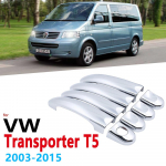 Kroomitud k&auml;epidemete kate Volkswagen VW Transporter T5 2003~2015 Multivan California Caravelle autotarvikute kleebised 2005 2010 3 Door 2 Keyhole