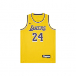 Nike Dri-Fit Icon Edition Swingman NBA Los Angeles Lakers Kobe Kiiresti kuivav T&auml;ht Number Varrukateta S&auml;rk Laste &uuml;laosad IQ7133-728 L