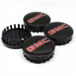 4PCS Red/Black wheel Center Caps 22837060 83mm 3.25 FOR Sierra Yukon Denali New