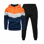 Uus Patchwork Channel Meeste kapuutsid Dressipluus + Dressip&uuml;ksid &Uuml;likond S&uuml;gis Talv Soe Spordir&otilde;ivaste Komplektid Meeste Hoodie Pullover XXXL kollane