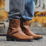 Punk Goth V&auml;ljas Mehed L&auml;&auml;ne Vintaaž Kauboisaapad Mees Kerged Mugavad R&uuml;&uuml;tlisaapad S&uuml;gis-Talve Kingad 39