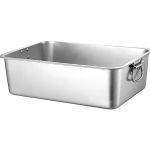 Venus roostevabast terasest s&uuml;gav ristk&uuml;likukujuline buffet-pann k&auml;epidemetega