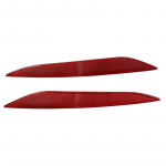 For Vehicle Rear Safety Reflector Pair Car Bumper Light Reflector Part Non-deformation Structure Quick tallation
