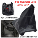 Manual Gear shift Knob Gaiter Gear Stick Shifter Lever Head Handle Collar Gaitor Boot Cover Case Fit for Hyundai Getz 2002-2010 Leather Cover