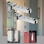 Hide Door Hinge Heavy Duty Outward Universal Easy to Install Zinc Alloy Invisible Hinges for h&otilde;be