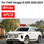 4 tk FAW Hongqi E HS9 tarvikutele -2024 Poritiivad Eesmised Poritiivad Porikaitse Tagumised Porikaitse Klapid Poritiivad Auto Tarvikud valge