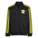 Adidas Originals X Smiley World Koost&ouml;&ouml; Vabaaja Spordidress SST Pehme Nahas&otilde;bralik Stiilne Mitmek&uuml;lgne Soe Laste &uuml;likond Must JD0450 128