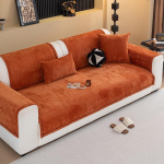 &Uuml;hev&auml;rviline diivanikate Kulumiskindel libisemiskindel Kodu diivanikaitse Libisemisvastane Paksustatud &uuml;lekatted M&ouml;&ouml;blimatt Kodu sisustus 1seat 110x110cm-1pcs
