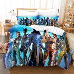 Fortnite Voodipesu Komplekt Tekikate 3D Prinditud Magamistoa Voodikate Voodipesu 2/3tk Anime Multikas Toa Kaunistus Laste J&otilde;ulukink US Twin(172*218cm)3pcs