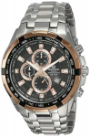 Casio EDIFICE rahvusvaheline kasutatud meeste k&auml;ekell EF-539D-1A5V, must, mudel,