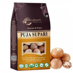 Brijbooti Puja Supari Sabut 400 g - Arecapalmip&auml;hkel - Beetlip&auml;hkel | FSSAI, GMP, ISO sertifitseeritud 400GM