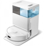 IRobot Roomba Plus 405 Combo Robot + AutoWash - Base Multifonction - Lavage et s&eacute;chage des lingettes - LiDAR Clearview valge