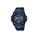 CASIO Meeste G-STEEL Seeria Must Kell GST-W300G-1A2PR Black Blue