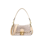 Coach Tabby 26 Klassikaline Monogrammiga Eemaldatava &Otilde;larihmaga Kott Pehme Euroopa Kott K&auml;ekott Crossbody Kott Jacquard Kanga ja Nahaga Keskmine C4821-B4SHG Basic Set (Bag+Dust Bag)
