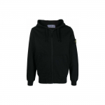 Stone Island Ss23 &Uuml;hev&auml;rviline Logo Mikroembleemiga Kapuutsiga Huppar Unisex Huppar Must 101564251-V0029 XL