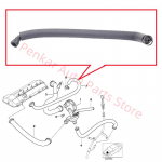 11617504536 Karteri ventilatsioonivoolik BMW E46 E39 E60 E61 E38 E65 E66 E83 X5 E53 Z4 E85 Z3 E36 M54 jaoks