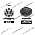 VOLKSWAGENI jaoks 1 tk 3D ABS Auto Esiosa Iluv&otilde;re Embleem Pagasiruumi Embleem Volkswagen Polo 2011-2013 6R0853600A 35D853630 Auto Asend gray