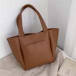 Naiste kott Suure mahutavusega &otilde;lakotid Kvaliteetsed PU-nahast k&auml;ekotid ja rahakotid Naiste retro kott sac a main femme as picture pruun