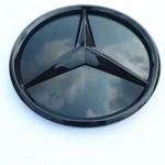 Mercedes-Benz W164 ML-klassi jaoks Enne 2013. aastat 185 mm 3D ABS logo Esiv&otilde;re t&auml;helogo m&auml;rk peegli alumine osa