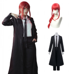 Makima Cosplay Kost&uuml;&uuml;m Anime Cosplay T&auml;iskasvanud T&auml;iskasvanud Pidulik Koolilava R&otilde;ivastus uue [Kamihei Ryohin] Paruka, R&otilde;iva, Suuruse, Cosplay, Kost&uuml;&uuml;mi, Kleidi, must