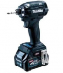 Makita akuga l&ouml;&ouml;k-kruvikeeraja 40Vmax Sisaldab 2 akut ja kohvrit (Must) 2,5Ah, Akud, Laadija, (TD002GRDXB) must