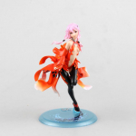 18cm Anime Guilty Crown Yuzuriha Inori Kuju 1/8 Seisev Anime Aktiivsusmudel M&auml;nguasi Kingitus Nukk Kollektsioon Tegevuskuju PVC
