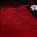 Lai 150cm roosiline žakardkangas k&auml;sit&ouml;&ouml;ks, cheongsam kleidiks, pidžaamadeks, kost&uuml;&uuml;mideks, DIY &otilde;mblemiseks, pehme mikroelastne kangas 100x150cm