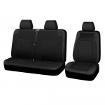 AUTOYOUTH Uus 1 + 2 Autop&auml;rakate PU Nahast vivaro jaoks Peugeot Partneri jaoks golf 3 jaoks Mercedes Vito jaoks kaubik Opel Vivaro jaoks PU BLACK