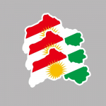 Kurdistan Kurdide Kaart Loovad Kleebised Auto Akna K&uuml;lje Mootorratta Lipp Kaart Vin&uuml;&uuml;lkleebised Auto kere Kaunistus Kleebised Tarvikud 17x13cm