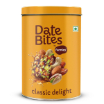 Farmley Date Bites I Datlipallid Valmistatud datlitest, pistaatsiap&auml;hklitest, ka&scaron;up&auml;hklitest, mandlitest, meest ja puhtast ghee'st I Kuivatatud puuviljad p&auml;hklid, tervislikud suupisted maiustused, gluteenivaba