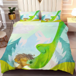 Anime Hea Dinosaurus Tekikott Multikas Armas V&auml;ike Poiss Padjap&uuml;&uuml;ri Komplekt T&auml;iskasvanute Magamistuba Laste Tekk Voodipesu 90x200cm