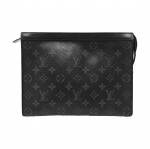 [Kasutatud] Louis Vuitton Pochette Voyage MM 'Must Monogram Eclipse L&otilde;uend' - Hea #G3HDNY ONE SIZE