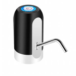 1 tk valge/musta veepudeli pump USB laadimise automaatse l&uuml;litiga joogijaoturi laadimine &uuml;he kl&otilde;psuga automaatse l&uuml;litiga joogipumba dosaator