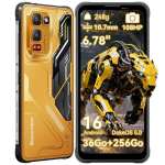 Blackview Fort 5 Android 16 Murdumatu Mobiiltelefon, 6.78'', 36GB+256GB ,120Hz,108MP+50MP+13MP,IP69K/NFC - Kollane - V&auml;ga hea seisukord