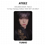 ATEEZI KULDNE TUND : Osa 3 'In Your Fantasy Edition' KARP USA AINULT Ametlik fotokaart YUNHO 02 gray