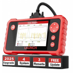 USA EL-i ladu LAUNCH CRP123 V2.0 OBD2 skanner mootori/ABS/SRS/k&auml;igukasti diagnostika skannimisvahend SRS-i turvapadja veakoodilugeja 5" Battery Powered
