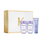 Kerastase Revitalizing topelt&scaron;ampooni kinkekarp, hoolduskomplekt, sile, t&auml;idlane ja kohev, 3-osaline komplekt 80ml*2+75ml pruun