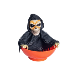 Halloweeni liikumisanduriga kommitoos helinate ja valgustusega peolaua kaunistuseks ja interaktiivseks v&auml;ljapanekuks One Size black