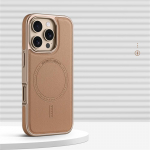 Kvaliteetne plaaditud raam &Auml;riline nahast magnetiline &uuml;mbris iPhone 17 16 15 14 13 Pro Max Plus 17Air jaoks Magsafe'i jaoks P&otilde;rutuskindel kate For iPhone 15 Pro
