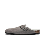 Birkenstock Boston Lambanahaga Suede Kivi M&uuml;nt Unisex Tossud Hall 1017650 39 gray