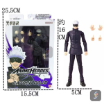 Bandai Originaal 16cm Jujutsu Kaisen Gojo Satoru Itadori Yuji Fushiguro Megumi Liigendatud Tegevuskujud M&auml;nguasjakomplekt Kingitus Poistele black