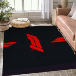 Anime Linnat&auml;nav F1 Vormelrallis&otilde;iduauto Punane Logo Libisemiskindel Ala Vaip Pestav Mootorisport Rallis&otilde;idu F&auml;nn Teismelise Elutuba Magamistuba M&auml;ngutuba Dekoor P&otilde;randavaip 100x120cm( 39x47in )