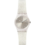 SWATCH K&auml;ekell 25mm H&Otilde;BEDANE GLISTAR TOO LK343E Sillerdav [Swatch] Naiste gray